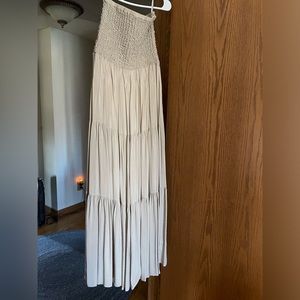 Michael Kors strapless dress Size medium khaki